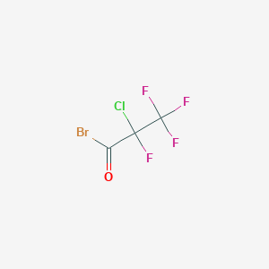 molecular formula C3BrClF4O B1351132 2-Chlorotetrafluoropropionyl bromide CAS No. 261503-70-2