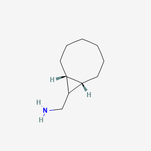 molecular formula C10H19N B13511356 rac-1-[(1R,8S,9R)-bicyclo[6.1.0]nonan-9-yl]methanamine 