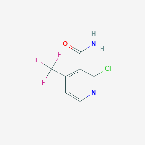 molecular formula C7H4ClF3N2O B1351139 2-Chloro-4-(trifluoromethyl)nicotinamide CAS No. 886762-28-3