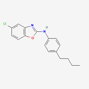 molecular formula C17H17ClN2O B13511393 N-(4-butylphenyl)-5-chloro-1,3-benzoxazol-2-amine 
