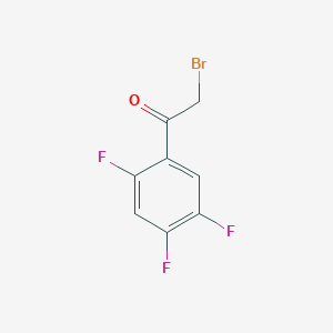 molecular formula C8H4BrF3O B1351150 2,4,5-Trifluorophenacyl bromide CAS No. 193977-34-3