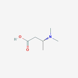 molecular formula C6H13NO2 B13511562 (3R)-3-(dimethylamino)butanoic acid 