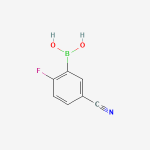 molecular formula C7H5BFNO2 B1351157 5-Cyano-2-fluorophenylboronic acid CAS No. 468718-30-1