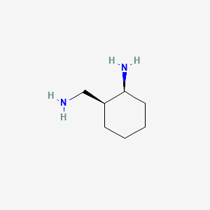 molecular formula C7H16N2 B13511581 (1S,2S)-2-(aminomethyl)cyclohexan-1-amine 