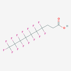 molecular formula C10H5F15O2 B1351159 4,4,5,5,6,6,7,7,8,8,9,9,10,10,10-pentadecafluorodecanoic Acid CAS No. 812-70-4