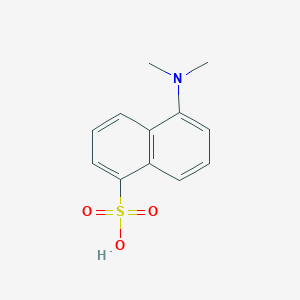 molecular formula C12H13NO3S B135116 5-(Dimethylamino)naphthalene-1-sulfonic acid CAS No. 4272-77-9