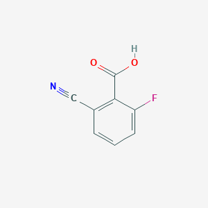 molecular formula C8H4FNO2 B1351160 2-氰基-6-氟苯甲酸 CAS No. 887266-96-8