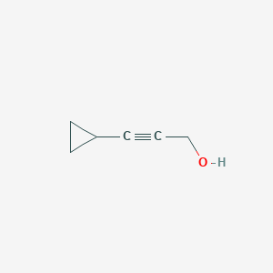 molecular formula C6H8O B1351166 3-Cyclopropylprop-2-yn-1-ol CAS No. 101974-69-0