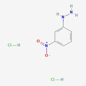 molecular formula C6H9Cl2N3O2 B13511758 (3-Nitrophenyl)hydrazinedihydrochloride 