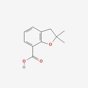 molecular formula C11H12O3 B1351179 2,2-Dimethyl-2,3-dihydro-1-benzofuran-7-carboxylic acid CAS No. 42327-95-7