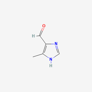 molecular formula C5H6N2O B1351182 5-Methyl-1H-imidazole-4-carbaldehyde CAS No. 68282-53-1