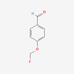 molecular formula C8H7FO2 B13511849 4-(Fluoromethoxy)benzaldehyde 