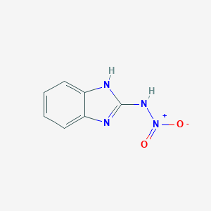 molecular formula C7H6N4O2 B135119 N-(1H-benzimidazol-2-yl)nitramide CAS No. 138416-36-1