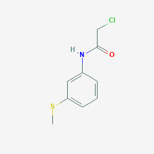 molecular formula C9H10ClNOS B1351190 N1-[3-(Methylthio)phenyl]-2-chloroacetamide CAS No. 85126-64-3