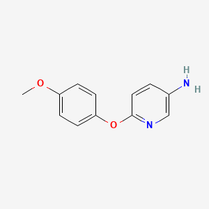 molecular formula C12H12N2O2 B1351191 6-(4-Methoxyphenoxy)pyridin-3-amine CAS No. 219865-99-3