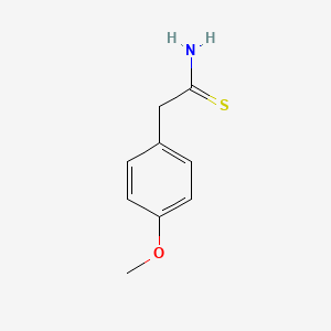 molecular formula C9H11NOS B1351197 2-(4-Methoxyphenyl)ethanethioamide CAS No. 60759-02-6