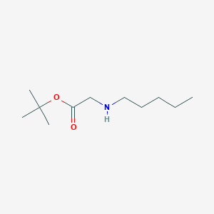 molecular formula C11H23NO2 B13511980 tert-Butyl pentylglycinate 