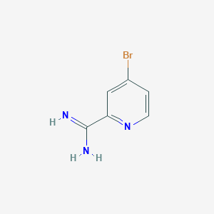 molecular formula C6H6BrN3 B13511994 4-Bromopicolinimidamide 