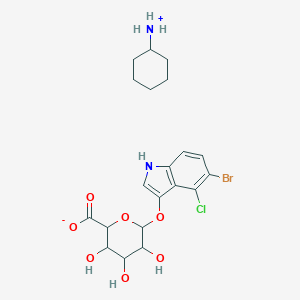 Cyclohexanamine (2S,3S,4S,5R,6S)-6-((5-bromo-4-chloro-1H-indol-3-yl)oxy)-3,4,5-trihydroxytetrahydro-2H-pyran-2-carboxylate
