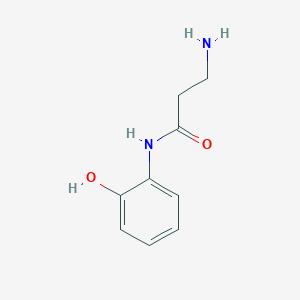 molecular formula C9H12N2O2 B13512187 3-amino-N-(2-hydroxyphenyl)Propanamide CAS No. 917364-26-2