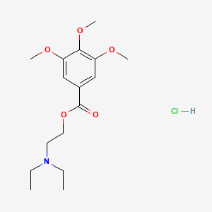 molecular formula C16H26ClNO5 B1351222 2-diethylaminoethyl 3,4,5-trimethoxybenzoate Hydrochloride CAS No. 4304-21-6