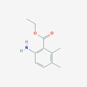 molecular formula C11H15NO2 B13512260 Ethyl 6-amino-2,3-dimethylbenzoate 