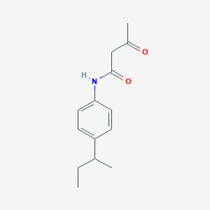 molecular formula C14H19NO2 B1351232 N-(4-仲丁基苯基)-3-氧代丁酰胺 CAS No. 690991-18-5