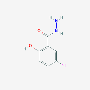 molecular formula C7H7IN2O2 B13512359 2-Hydroxy-5-iodobenzohydrazide 