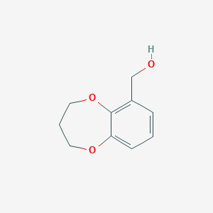 molecular formula C10H12O3 B1351237 3,4-二氢-2H-1,5-苯并二氧杂菲-6-基甲醇 CAS No. 499770-81-9