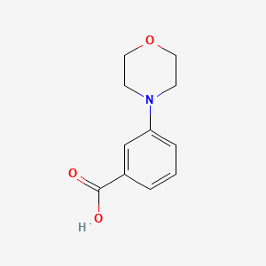 molecular formula C11H13NO3 B1351238 3-Morpholinobenzoic Acid CAS No. 215309-00-5
