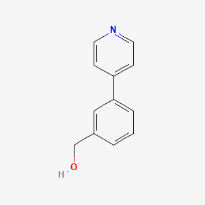 molecular formula C12H11NO B1351239 (3-Pyrid-4-ylphenyl)methanol CAS No. 85553-55-5