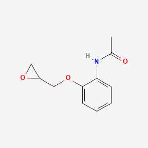 molecular formula C11H13NO3 B1351242 N1-[2-(oxiran-2-ylmethoxy)phenyl]acetamide CAS No. 57682-11-8