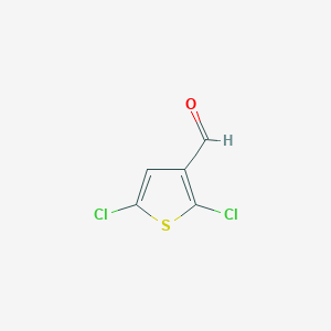 molecular formula C5H2Cl2OS B1351245 2,5-Dichlorothiophene-3-carbaldehyde CAS No. 61200-60-0