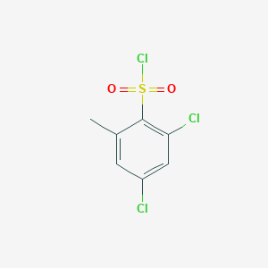 molecular formula C7H5Cl3O2S B1351252 2,4-Dichloro-6-methylbenzenesulfonyl chloride CAS No. 175278-26-9