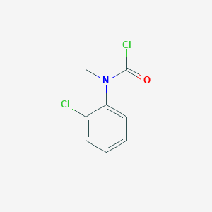 molecular formula C8H7Cl2NO B13512548 N-(2-chlorophenyl)-N-methylcarbamoylchloride 