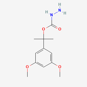 molecular formula C12H18N2O4 B1351256 1-(3,5-Dimethoxyphenyl)-1-methylethyl carbazate CAS No. 39508-00-4
