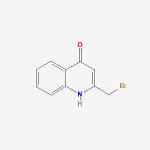 molecular formula C10H8BrNO B13512704 2-(Bromomethyl)-1,4-dihydroquinolin-4-one 