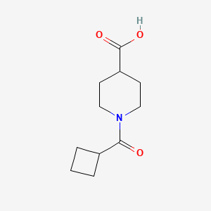 molecular formula C11H17NO3 B1351273 1-(Cyclobutylcarbonyl)piperidine-4-carboxylic acid CAS No. 700815-60-7