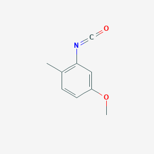 molecular formula C9H9NO2 B13512965 2-Isocyanato-4-methoxy-1-methylbenzene 