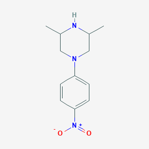 molecular formula C12H17N3O2 B1351300 3,5-Dimethyl-1-(4-nitrophenyl)piperazine CAS No. 331652-58-5