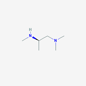 molecular formula C6H16N2 B13513030 [(2R)-1-(dimethylamino)propan-2-yl](methyl)amine 