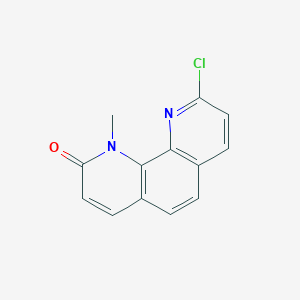 molecular formula C13H9ClN2O B1351312 9-Chloro-1-methyl-1,10-phenanthrolin-2(1H)-one CAS No. 29176-54-3