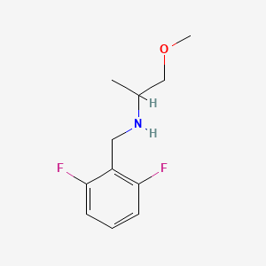molecular formula C11H15F2NO B1351313 N-(2,6-difluorobenzyl)-1-methoxypropan-2-amine CAS No. 353777-75-0