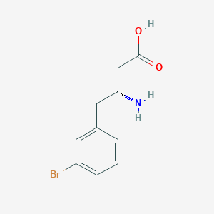 molecular formula C10H12BrNO2 B13513153 (R)-3-Amino-4-(3-bromophenyl)butanoic acid 