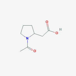 molecular formula C8H13NO3 B13513176 N-acetylhomoproline 