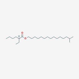 molecular formula C24H48O2 B135132 Isocetyl ethylhexanoate CAS No. 125804-19-5