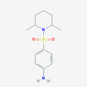 molecular formula C13H20N2O2S B1351322 4-[(2,6-Dimethylpiperidin-1-yl)sulfonyl]aniline CAS No. 345991-04-0