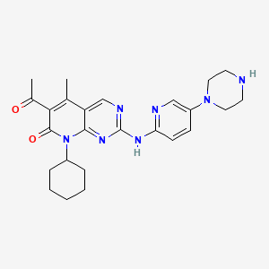molecular formula C25H31N7O2 B13513274 N-Des(cyclopentyl)-N-Cyclohexyl-Palbociclib 