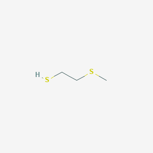 molecular formula C3H8S2 B13513327 3-Thia-1-butanethiol 