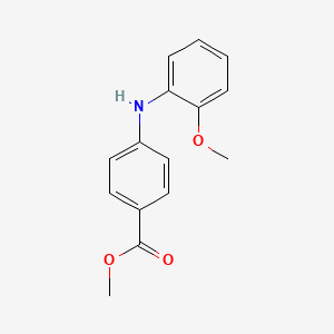 molecular formula C15H15NO3 B13513541 Methyl 4-((2-methoxyphenyl)amino)benzoate 